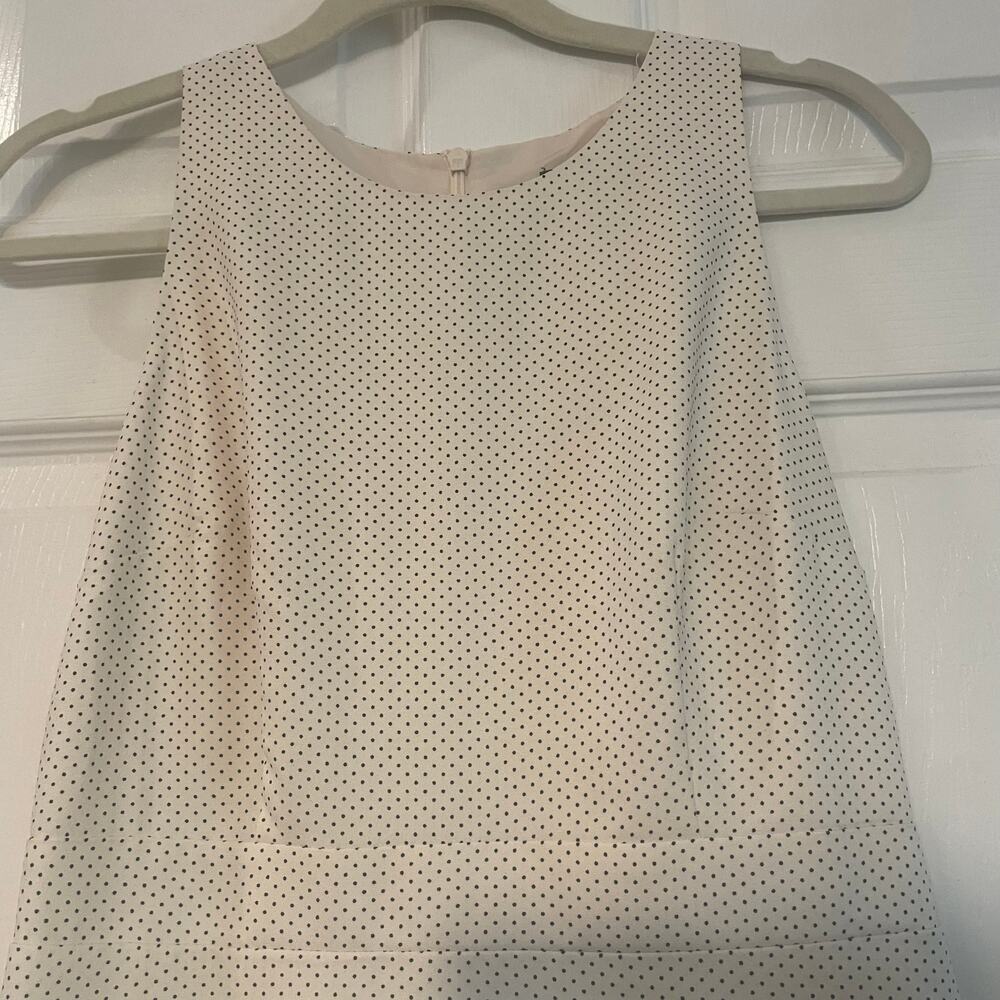 Banana Republic Factory PRINT RUFFLE-HEM SHEATH DRESS size 6P - Picture 9 of 15